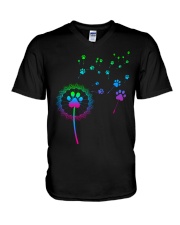 Dandelion Dogs V-Neck T-Shirt tile
