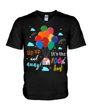 Its The 100th Day V-Neck T-Shirt tile