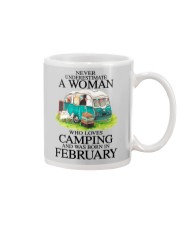 A Woman Who Loves Camping And Was Born In January Mug tile