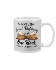 Surviving Social Distancing One Book At A Time Mug tile
