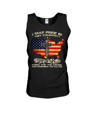 I Stand For The Flag Unisex Tank tile