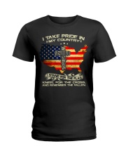 I Stand For The Flag Ladies T-Shirt tile