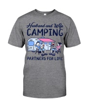Husband And Wife - Camping Partners For Life Classic T-Shirt front