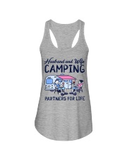 Husband And Wife - Camping Partners For Life Ladies Flowy Tank tile