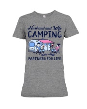 Husband And Wife - Camping Partners For Life Premium Fit Ladies Tee tile