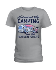 Husband And Wife - Camping Partners For Life Ladies T-Shirt tile