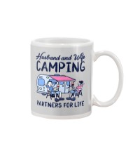 Husband And Wife - Camping Partners For Life Mug tile