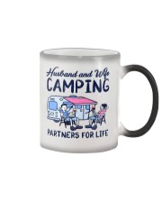 Husband And Wife - Camping Partners For Life Color Changing Mug tile
