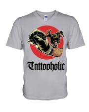 Tattooholic V-Neck T-Shirt tile