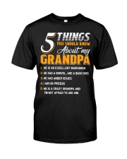 5 Things About My Grandpa Classic T-Shirt tile