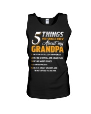 5 Things About My Grandpa Unisex Tank tile