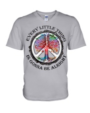 Every Little Thing Is Gonna Be Alright V-Neck T-Shirt tile