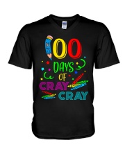 100 Days Of Cray Cray V-Neck T-Shirt tile