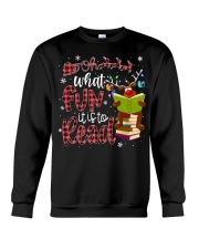 Oh What Fun - It Is To Read Crewneck Sweatshirt tile