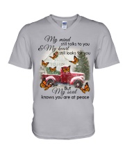 My Soul Knows You're At Peace V-Neck T-Shirt tile