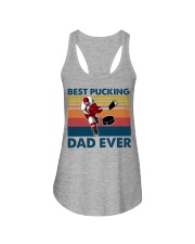 Best Pucking Dad Ever Ladies Flowy Tank tile