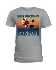 Best Pucking Dad Ever Ladies T-Shirt tile