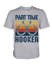 Part Time Hooker V-Neck T-Shirt tile