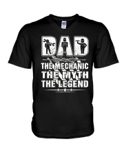 Mechanic Dad V-Neck T-Shirt tile