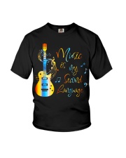 Music Is My Second Language Youth T-Shirt tile