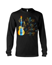 Music Is My Second Language Long Sleeve Tee tile