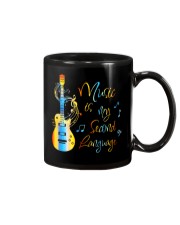 Music Is My Second Language Mug tile