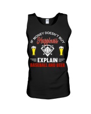 Explain Baseball And Beer Unisex Tank tile
