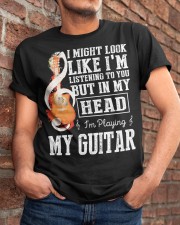 Im My Head - I'm Playing My Guitar Classic T-Shirt apparel-classic-tshirt-lifestyle-26