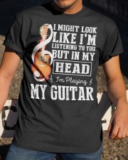 Im My Head - I'm Playing My Guitar Classic T-Shirt apparel-classic-tshirt-lifestyle-28