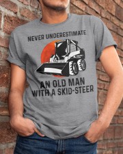 Never Underestimate An Old Man With A Skid-Steer Classic T-Shirt apparel-classic-tshirt-lifestyle-26