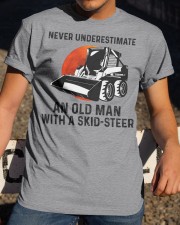 Never Underestimate An Old Man With A Skid-Steer Classic T-Shirt apparel-classic-tshirt-lifestyle-28