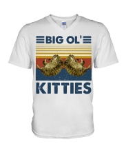Big Ol' Kitties V-Neck T-Shirt tile