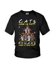 Cat Make Me Happy Youth T-Shirt tile
