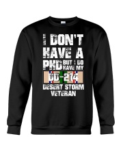 Desert Storm Veteran Dd 214 Crewneck Sweatshirt tile