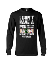 Desert Storm Veteran Dd 214 Long Sleeve Tee tile