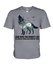 Limited Edition - And Into The Forest I Go V-Neck T-Shirt thumbnail