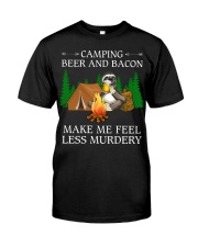 Camping Beer And Bacon Classic T-Shirt tile