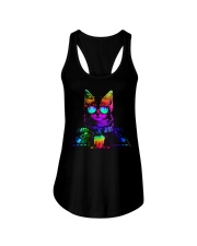 Cat Dj Design Ladies Flowy Tank tile