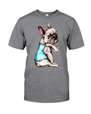 French Bulldog - I Love Mom Classic T-Shirt tile