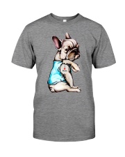 French Bulldog - I Love Mom Premium Fit Mens Tee tile