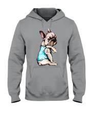 French Bulldog - I Love Mom Hooded Sweatshirt tile