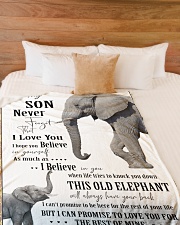 I Can Promise To Love You For The Rest Of Mine Large Fleece Blanket - 60" x 80" aos-coral-fleece-blanket-60x80-lifestyle-front-02