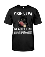 Drink Tea - Read Books Classic T-Shirt tile