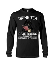 Drink Tea - Read Books Long Sleeve Tee tile