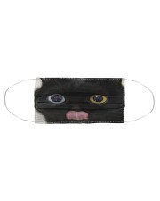 Big Face Black Cat Cloth face mask aos-face-mask-coverlet-lifestyle-front-01