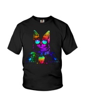 Cat Dj Design Youth T-Shirt tile