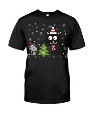 Cat And Mouse Christmas Classic T-Shirt tile