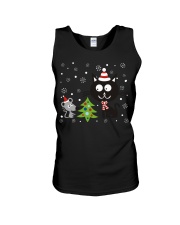 Cat And Mouse Christmas Unisex Tank tile