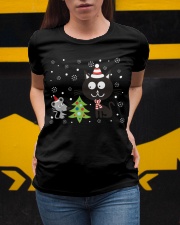 Cat And Mouse Christmas Ladies T-Shirt apparel-ladies-t-shirt-lifestyle-04