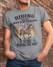 Riding Solves Most Of My Problems Classic T-Shirt apparel-classic-tshirt-lifestyle-26